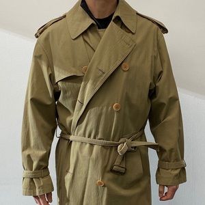 Giorgio Armani trench coat, 100% cotton shell